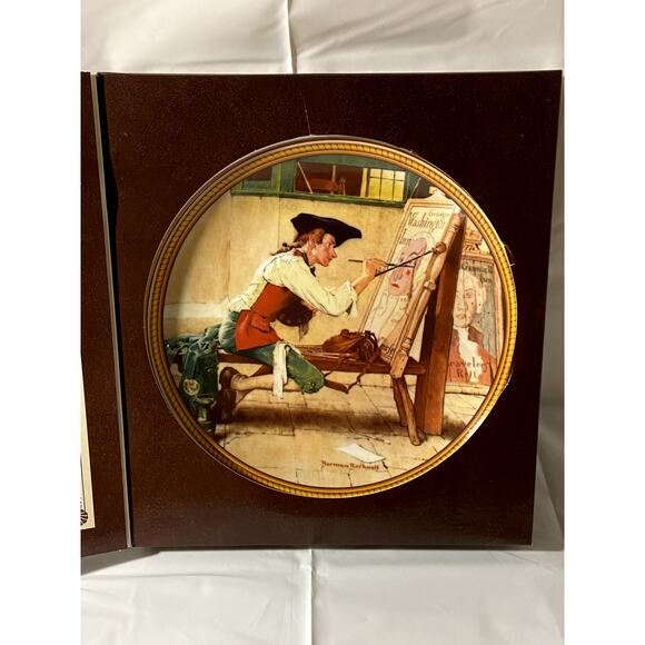 Rockwell colonial plate - Picture 2 of 4